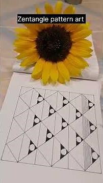 zentangle pattern art #drawing #zentangle #zentangleart #zentanglepattern #pattern