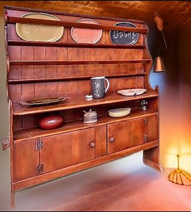 Vintage Cushman Colonial Swedish Hutch - 1934 Collector's Cabinet - Etsy