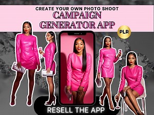 Marken-Fotoshooting Generator APP PLR | KI-Brand-Kampagnensystem | Durchgängiges Charakter Fotoshooting | Rebrand & Weiterverkaufsrechte - Etsy.de