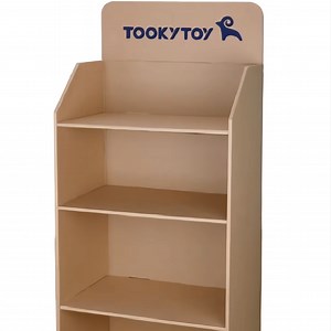 [Hot Item] Foldable Recycled Paper Cardboard Display Stand Paper Bookshelf