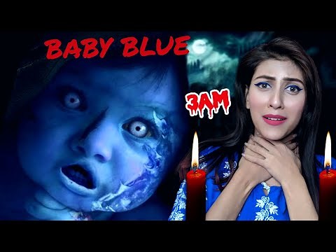 I did *BABY BLUE* Challenge at 3 am | *GONE WRONG* | BABY BLUE Real Horror Story | Little Miss Shree