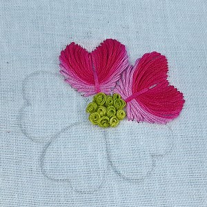 1.4K views | Hand Embroidery designs - Embroidery work | Cherry Blossom | Facebook