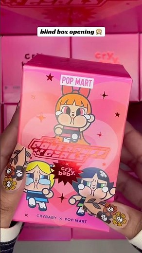 I unbox ‪@POPMARTOFFICIAL‬ Powerpuff Girls x Crybaby Collection 🙈✨#popmart