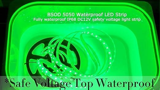 12V Safe Voltage IP68 Light strip for outdoor boats fishing