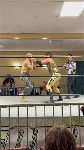 Bean Dip ran his mouth… I shut it for him. 🫘 🔥 #CoryCross #ECPW #ProWrestling #Viral #WWE #Shorts