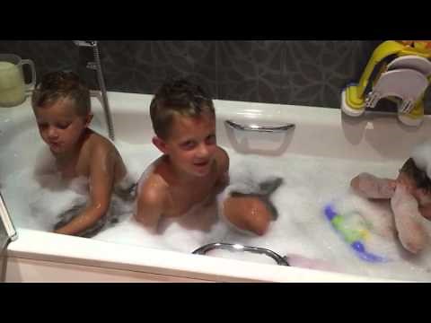 Children in bath