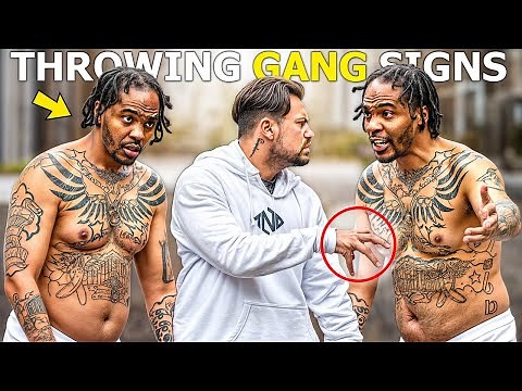 Throwing FAKE GANG SIGNS on Criminals in the Hood GONE WRONG! (Brooklyn, NY)