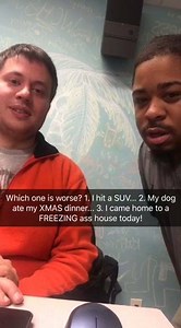 3 bad things happened to Miracle on XMAS... which one is worse? #MiracleNightShow | 98.5 Kiss FM Peoria