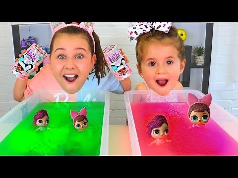 GELLI BAFF TOY CHALLENGE GAME! LOL Surprise Baby Dolls With Ruby and Bonnie