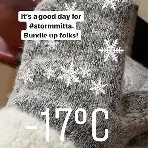 Grateful for my alpaca #stormstuff today. Bundle up and stay warm. 🥶 🧊 💨 🥶 #PEI #greengablealpacas #alpaca #babyitscoldoutside #stormstuff #stormmitts #stormsocks #stormsoles #alpacasocks | Green Gable Alpacas