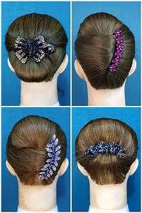 1.3M views · 30K reactions | Learn to Make Bun Hairstyles for Your Short Hair | DIY Hacks | Facebook