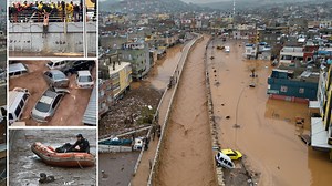Turkey quake victims in tents including baby swept to their deaths by floods
