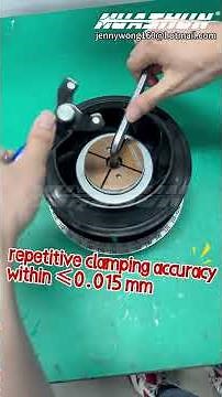 the core advantages of HUASHUN vertical balancing machine:manual elastic internal expansion fixture.