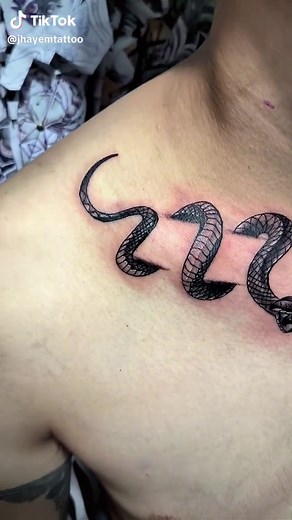 Collar bone 3d snake tattoo✍️ open sched po tayo, pm for Inquiries Tattoo studio located in Camarin North Caloocan, JhayEm Tattoo Studio Pinned Location sa Google map.🤗 Contact # 09150788336) Fb-JM Casiño #tiktok #tattooartist #tiktoktattooartist #tiktokviral #tattoolife #northcaloocantattoo #snaketattoo #collarbonetattoo #3dtattoo