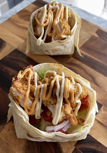 Crispy Chicken Taco Boats — No-Mess Tortilla Boats Recipe
