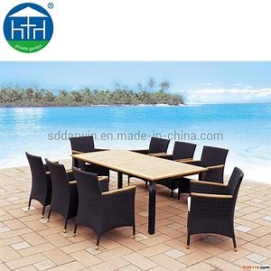 [Hot Item] Promotional Rattan/ Wicker Furniture Outdoor Patio Dining Set for Sale