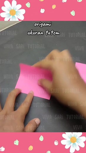 7.7K views · 53 reactions | Bikin bunga dari kertas origami untuk hiasan  #kreasiorigami #bungakertas #hiasanbunga #bungadarikertas | Viva Sari | Facebook