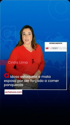 📹 Este noticiário é um oferecimento de The Merry Mailman @themerrymailman Steven Schwartz, de 85 anos, foi preso em Washington, D.C. sob a acusação de homicídio de segundo grau depois de esfaquear e matar a esposa, também uma idosa de 81 anos, porque não queria comer as panquecas que ela preparava. O acusado alegou que estava sendo forçado a comer as panquecas e por isso a esfaqueou nas costas. Ele explicou à polícia que tem aversão à comida e tambem sofre de depressão. Quando sua esposa tentou