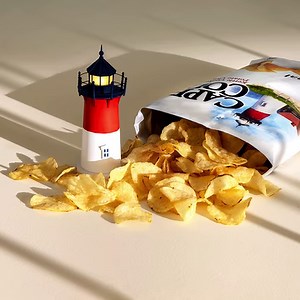 The iconic Nauset Light seen on every bag of Cape Cod is the beacon that guides you to the most delicious chips. 👌 | Cape Cod Potato Chips