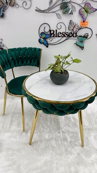377 reactions · 21 shares | Marble Top Gold Frame Centre Table...