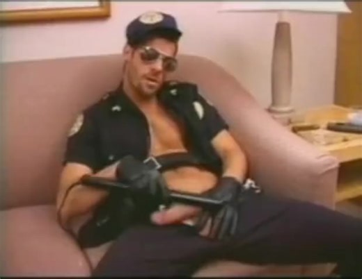 Vintage cigar cop smoke and stroke