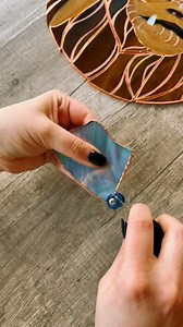 29K views · 6.6K reactions | ✨Quickly apply copper foil to cut glass pieces with ease using this hand tool. Just feed the foil into the slot and pull the foiler around the glass. It's that easy! | Finaugurate | Facebook