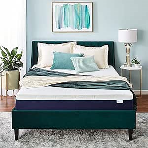 Sleep Innovations Quinn 12 Inch Stay Fresh Cooling Gel Memory Foam Mattress with Freshness Protector and Cool Quilted Cover, Twin Size, Bed in a Box, Medium Support