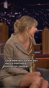 @Taylor Swift reacts to her mom’s footage of her post laser eye surgery #FallonFlashback #TaylorSwift #hollywood #losangeles #actor #bollywood #love #movie #movies #film #actress #cinema | Mintil