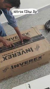 Nitrox 12kw ongrid inverter #solarenergy #solar #electric #solarsystem #solarinstallation #Battery #solarpanels Now in Abbottabad | Solar & Ups