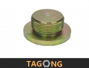 [Hot Item] Screw Plug Hexagon Socket Pipe Plugs O-Ring Sealing Yellow Zinc