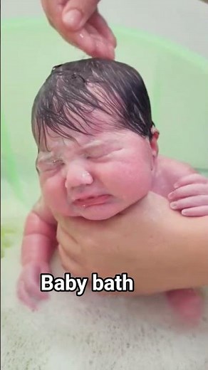 subscribe my channel Cute Baby Bath Time | Baby Enjoying Bath 🛁💖 Baby bath time with cute smile 🥰🛁