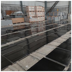 [Hot Item] Black Galaxy Granite Polished Floor and Wall Tiles