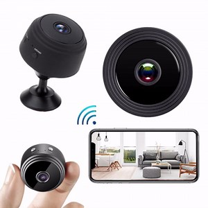 Cameras for Home Security Mini Camera Micro Cam Wireless WiFi Camera with Night Vision, Motion Detects, 150 ° Wide Angle, Loop R ecording, Security Camera Outdoor, Cool Stuff, Home Security System