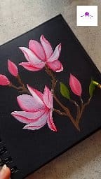 2.1K views · 81 reactions | #artvideo #artwork #viral #flowerpainting | WoCol | Facebook