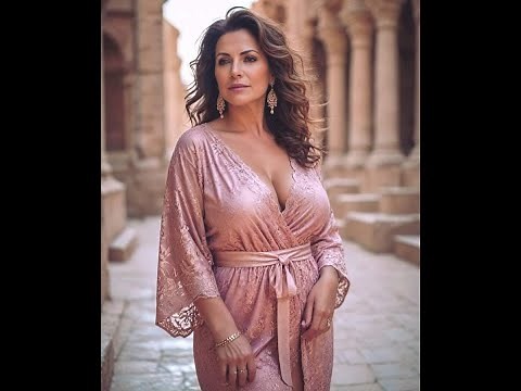 SILK Lingerie for Older Women 👗 Natural older women over 60 🔥 Transparent Silk lingerie