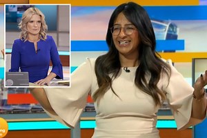 Ranvir Singh missing from GMB after sudden dash off-screen