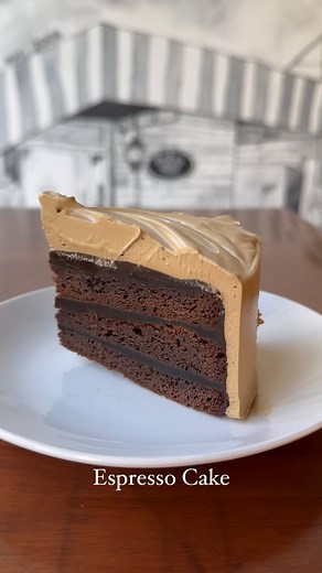 Home baked Espresso Cake. Not sweet, robust coffee flavor, texture of fruit cake, best paired with coffee! 😉 | Poco Deli
