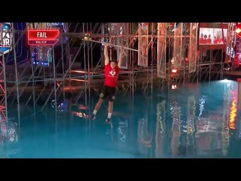 Vance Walker's Shocking Stage 2 Fail - American Ninja Warrior 2021