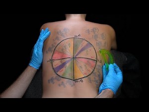 ASMR [Real Person] Back Drawing The Unit Circle for Sleep and Relaxation No Talking