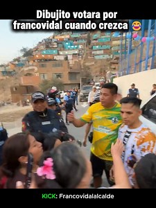 Dibujito votara por francovidal cuando crezca #francovidal #dibujitos #presidencia #ate #kick #kickperu