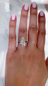 Are you obsessed with pear shaped diamonds? Shop here: https://www.adiamor.com/Diamonds/Search/Pear?shape=pear | Adiamor | Facebook