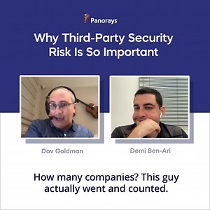 Dov Goldman and Demi Ben-Ari reveal some shocking info about something we all do online without giving it a second thought...but maybe we should. Want to watch the whole discussion? Check it out here >> https://bit.ly/3LDBgcM | Panorays