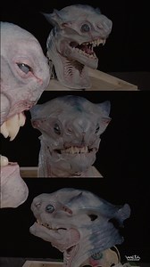 There’s something in the water 🏝️ Supplied with a design from the incredible Neville Page, we built an animatronic monster head that went alongside our full creature suit for the 2019 film Sweetheart, directed by J.D. Dillard. Each night on a remote island, this aquatic horror comes out of its offshore den to hunt. Blumhouse #wetaworkshop #sweetheart #animatronics #practicaleffects | Wētā Workshop