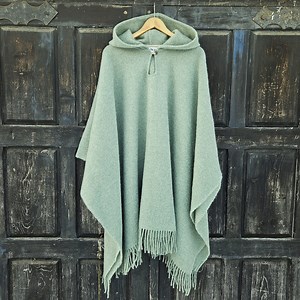 Wool Poncho OLAND Unisex Ruana Cape - Green Wool Blanket Poncho Coat With or Without Hood - Comfortable Cape Cloak Shawl Outdoor In2nord - Etsy Canada