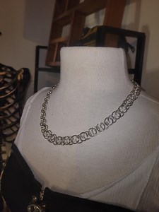 Chain Mail Jewelry Necklace - Etsy UK
