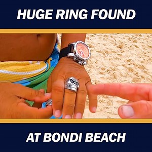 350K views · 6K reactions | HUGE Ring Found At Bondi Beach | Real Life Rescue | Facebook