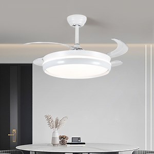 [Hot Item] 42" Retractable 4 Blades Ceiling Fan with Light