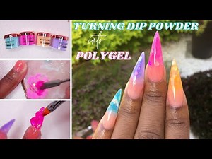 BEGINNER FRIENDLY POLYGEL NAIL TUTORIAL | Changing Dip Powder Into Polygel