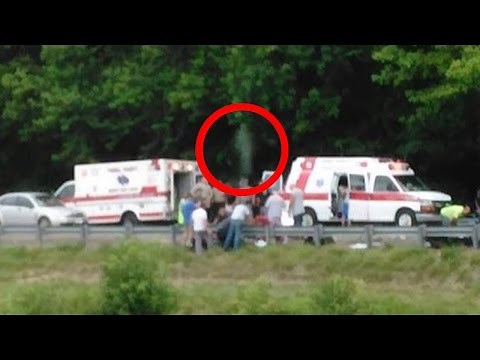 Ghost Pic Captured At Scene Of Car Crash