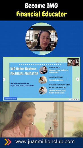 Become IMG Financial Educator | Juan Million Club